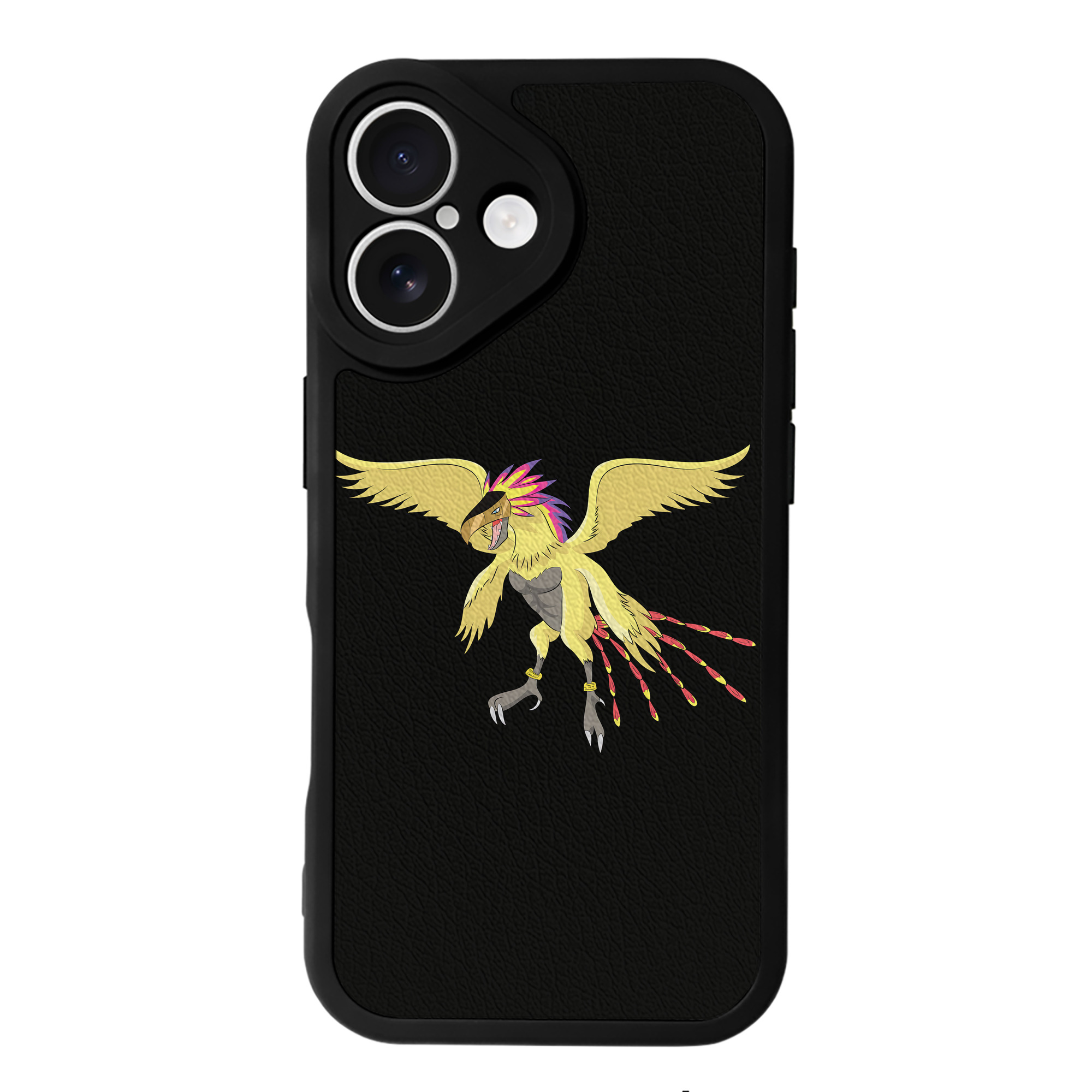 （画像用） Digimon デジタルモンスター/デジモン 【iPhone 16シリーズ対応】シリコンスマホケース（レザー調） 材質：シリコン
